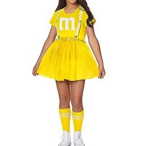 Girls M&am Costume size Large